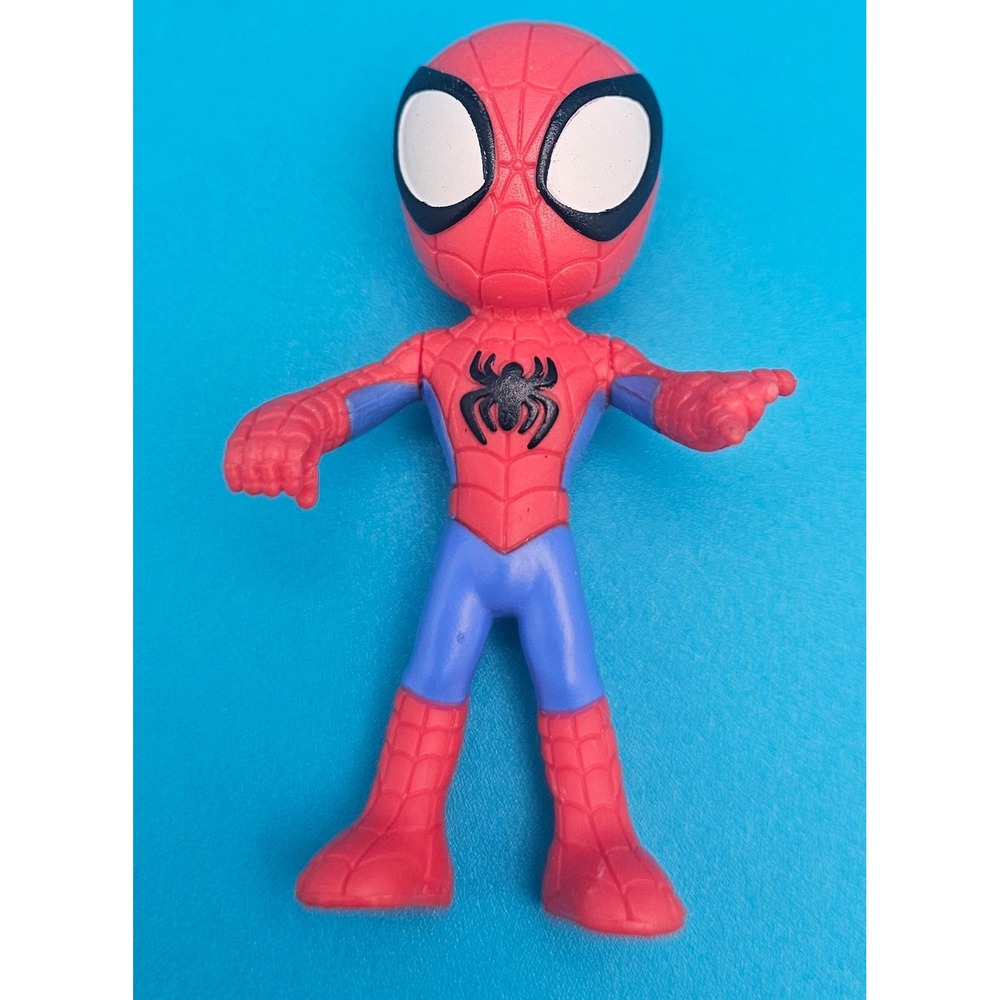 Marvel Spider Man Action Figure Toy Red Blue Spider-Web Design Kids Gift